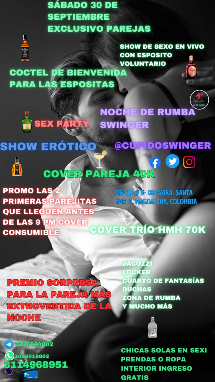 Eventos en julio 20 – julio 19 › Eventos parejas › – Cupido Swinger