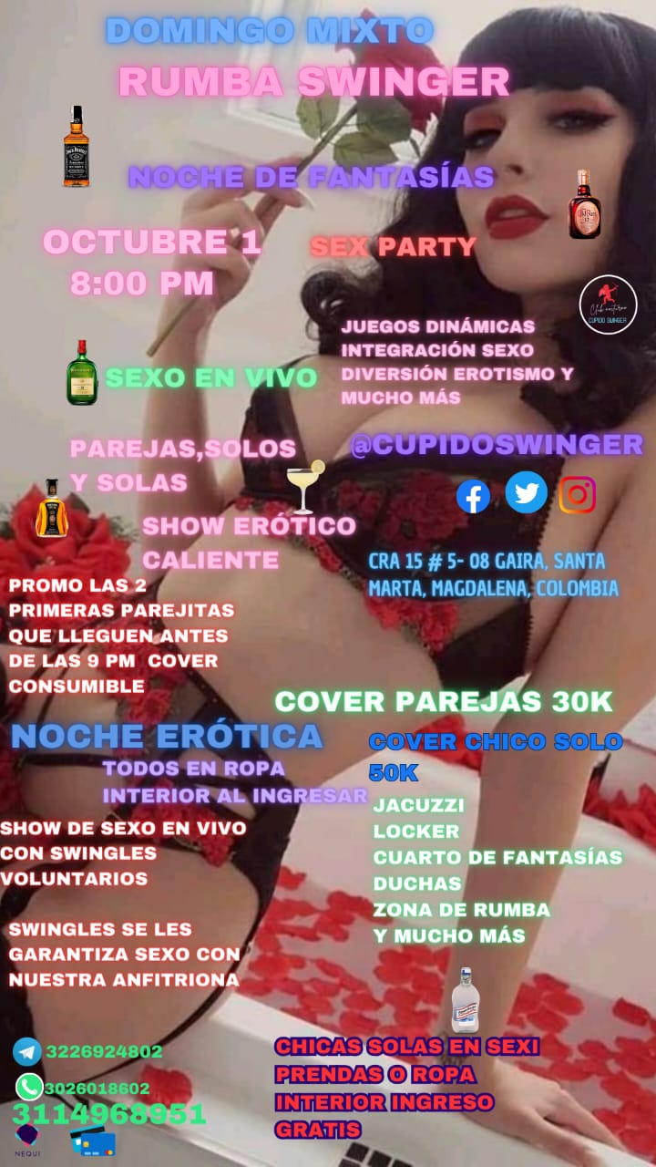 Eventos en julio 20 – julio 19 › Eventos parejas › – Cupido Swinger